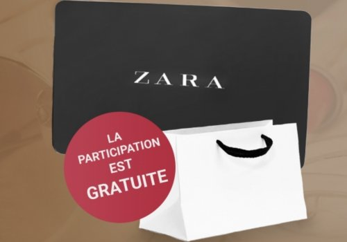 Gagenz une carte cadeau Zara de 250€